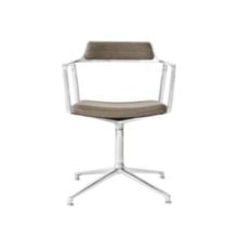 Bild von Vipp 452 Drehstuhlgleiter – Alu/Dunkler Sand