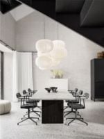 Bild von Vipp 452 Drehstuhlgleiter – Alu/Dunkler Sand