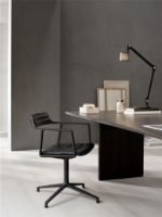 Bild von Vipp 452 Drehstuhlgleiter – Alu/Dunkler Sand