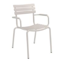 Bild von HOUE Alua Dining Chair H: 82 cm - Aluminum/Muted White 