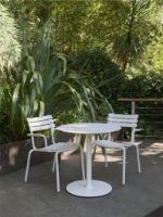 Bild von HOUE Alua Dining Chair H: 82 cm - Aluminum/Muted White 