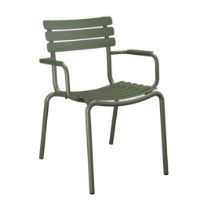 Bild von HOUE Alua Dining Chair H: 82 cm - Aluminum/Olive Green