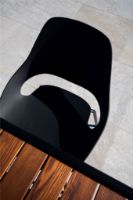 Bild von HOUE Falk Gartenstuhl, Höhe: 83 cm – Schwarz Aluminium/Schwarz