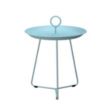 Bild von HOUE Tabletttisch mit Ösen Ø: 45 cm - Aluminium/Eisblau