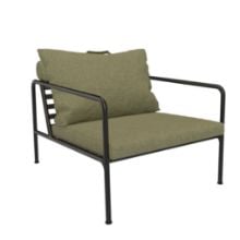 Bild von HOUE Avon Lounge-Sessel B: 81 cm - Blatt/Schwarz