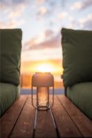 Bild von HOUE Light Nr. 1 Tragbare Außenleuchte H: 21 cm - Aluminium/Beige