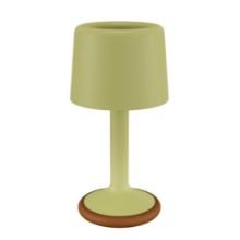 Bild von HOUE Luu Tragbare Lampe H: 29,5 cm - Aluminium/Zitronenschale