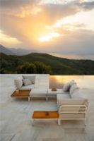 Bild von HOUE Stufe 2 Chaiselongue B: 81 cm - Gedämpftes Weiß/Esche