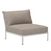 Bild von HOUE Level 2 Lounge-Sessel B: 81 cm – Gedämpftes Weiß/Esche