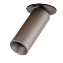 Bild von ANTIDARK Domino Mini Einbaugerät Ø: 3,5 cm - Aluminium/Dunkelgrau