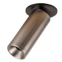 Bild von ANTIDARK Domino Mini Einbaugerät Ø: 3,5 cm - Aluminium/Mattiertes Aluminium