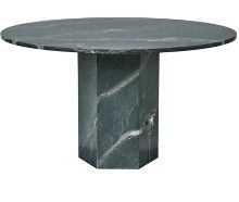 Bild von GUBI Epic Outdoor-Esstisch Ø: 130 cm - Quarzit/Botanical Green