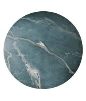 Bild von GUBI Epic Outdoor-Esstisch Ø: 130 cm - Quarzit/Botanical Green