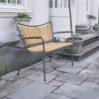 Bild von Mandalay Marguerit Gartenbank L: 112 cm - Teak/Olivgrün