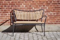 Bild von Mandalay Marguerit Gartenbank L: 112 cm – Teak/Anthrazit