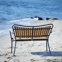 Bild von Mandalay Marguerit Gartenbank L: 112 cm – Teak/Anthrazit