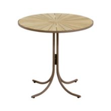 Bild von Mandalay Marguerit Café-Tisch Ø: 70 cm – Teak/Mocca