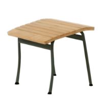 Bild von Mandalay Marguerit Fußhocker H: 40 cm - Teak/Anthrazit