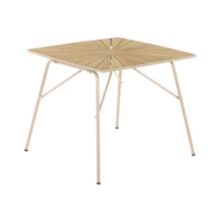 Bild von Mandalay Marguerit Gartentisch 83x83 cm - Teak/Taupe