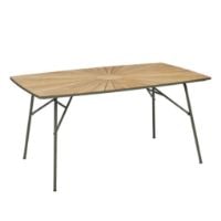 Bild von Mandalay Marguerit Havebord L: 144 cm - Olivengrøn/Teak