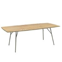 Bild von Mandalay Marguerit Havebord L: 200 cm - Teak/Olivengrøn