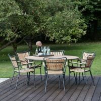 Bild von Mandalay Marguerit Gartentisch Ø: 140 cm - Teak/Anthrazit