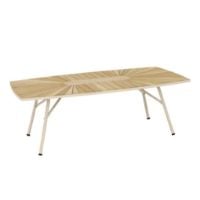 Bild von Mandalay Marguerit Loungebord L: 130 cm - Teak/Taupe