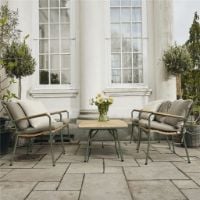 Bild von Mandalay Marguerit Loungebord L: 130 cm - Teak/Olivengrøn