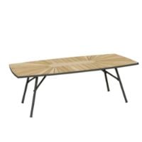Bild von Mandalay Marguerit Loungebord L: 130 cm - Teak/Antracit