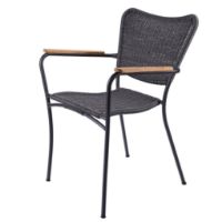 Bild von Mandalay Marguerit String Havestol H: 83 cm - Teak/Antracit