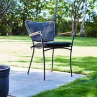 Bild von Mandalay Marguerit String Havestol H: 83 cm - Teak/Antracit