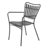 Bild von Mandalay Marguerit Pure Havestol H: 83 cm - Rustfrit Stål/Antracit