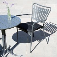 Bild von Mandalay Marguerit Pure Havestol H: 83 cm - Rustfrit Stål/Antracit