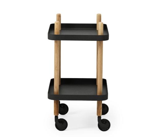 Normann Copenhagen Block Rolltisch H: 64 cm – Schwarz