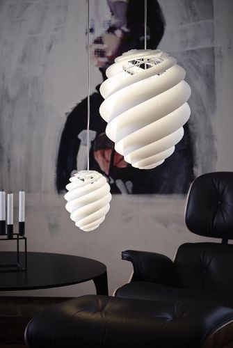 Le Klint 1312S Swirl 2 Pendelleuchte Klein Ø: 18 cm - Weiß