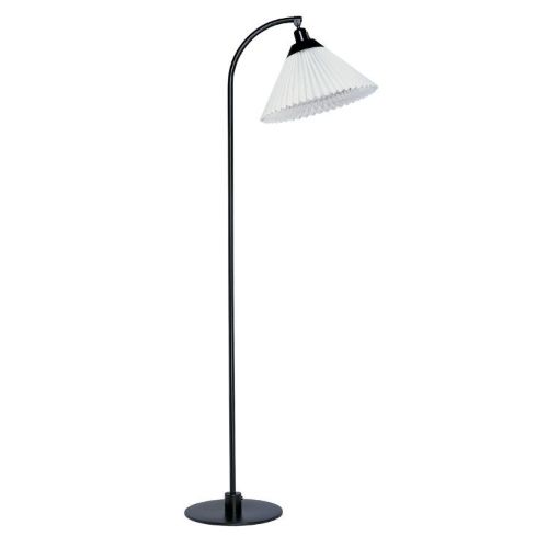 Le Klint 368 Gulvlampe H:142 Ø:54 cm Skærm 12-21 - Sort /  Hvid