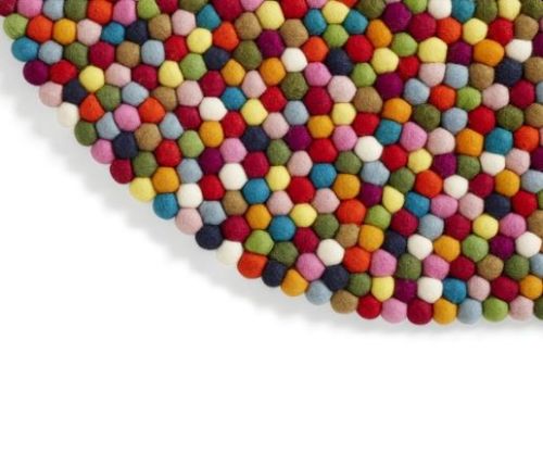 HAY Pinocchio Teppich Ø:140 cm - Mehrfarbig