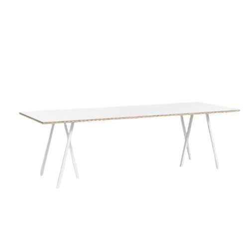 HAY Loop Stand Table 180x87,5 cm - White/White Laminate