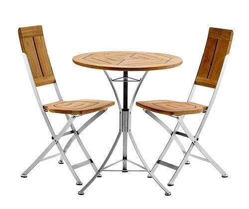 Kircodan Cappuccino Gartentisch Ø: 60 cm - Teak