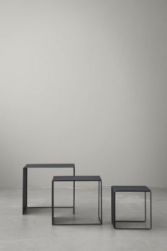 Ferm Living Cluster Tische 3er-Set – Schwarz