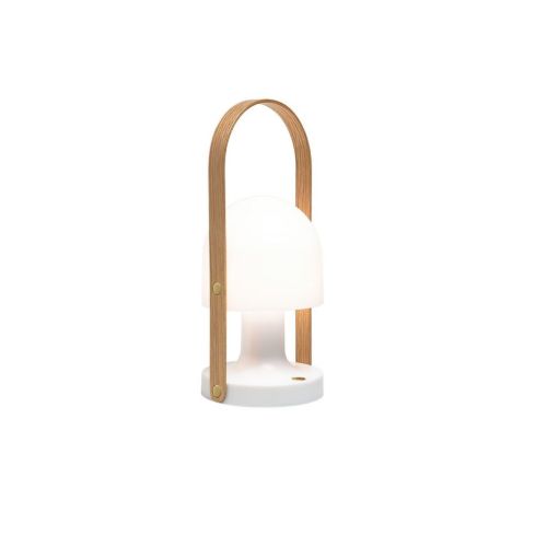 Lampefeber Follow Me Trådløs Lampe H: 22,8 cm - Hvid
