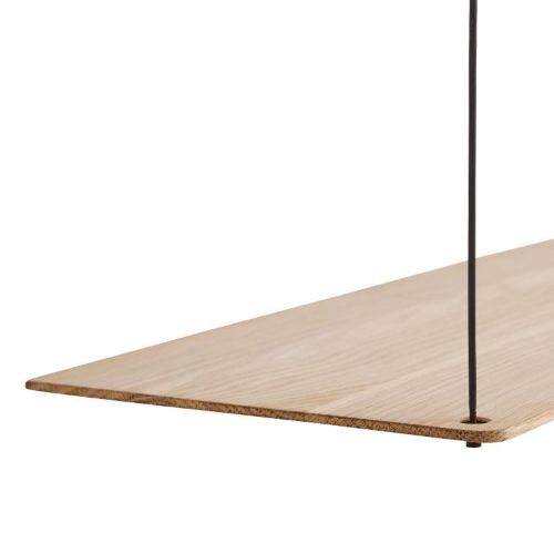 Woud Stedge Regal 2,0 L: 80 cm – weiß pigmentierte lackierte Eiche