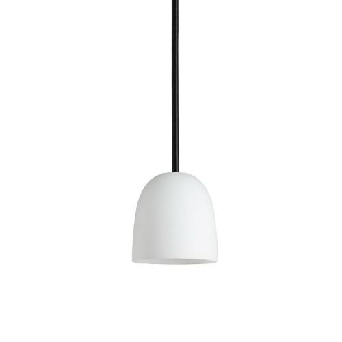 Piet Hein Super 90 Pendel Ø: 9 cm - Opal/Sort Ledning