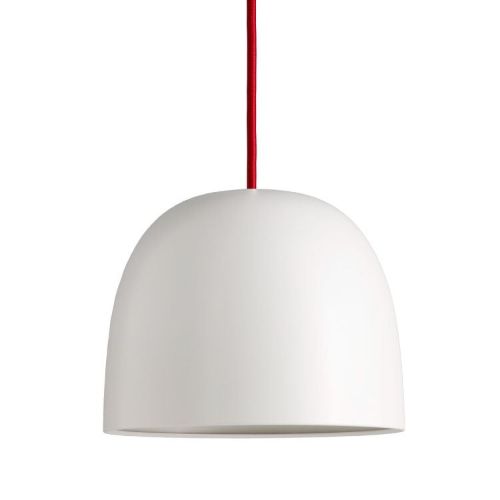 Piet Hein Super 215 Pendel Ø: 21,5 cm - Opal/Rød Ledning