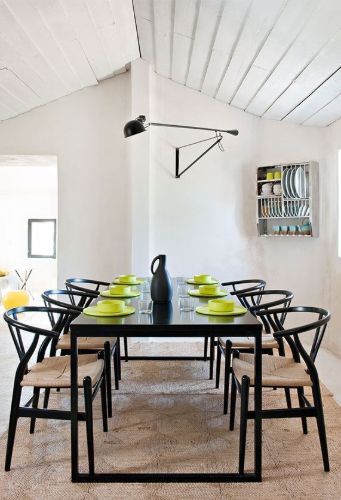 FLOS 265 Wandleuchte L: 205 cm - Schwarz