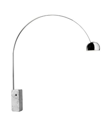 FLOS Arco Gulvlampe H: 240 cm - White Marble 