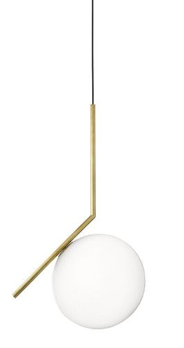 FLOS IC Lights Pendel S2 Ø: 30 cm - Brass 