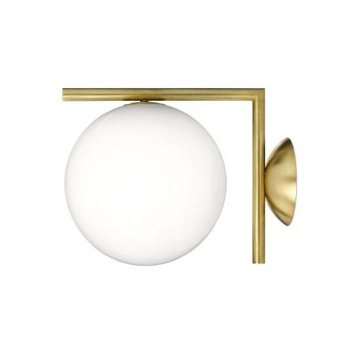 FLOS IC Lights Væglampe Ø: 28 cm - Brass