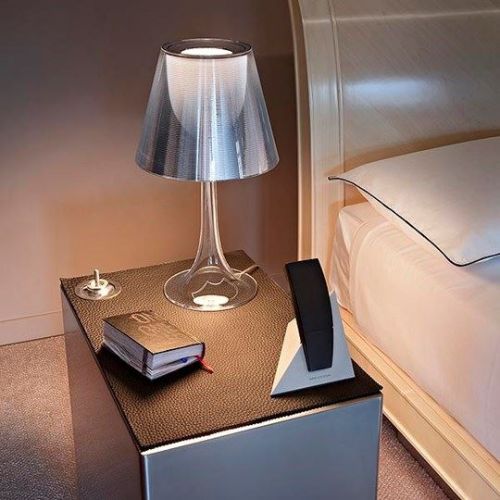 FLOS Miss K Tischleuchte H: 43,2 cm – Silber