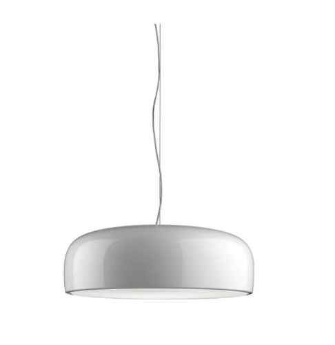 FLOS Smithfield Suspension Pro Pendant w. Push Dimmer Ø: 60 cm - White